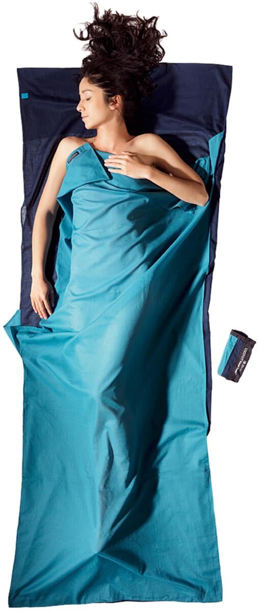 Reiselakenpose TravelSheet egyptisk bomull 220x90cm 260g - Cocoon detalj av materiale