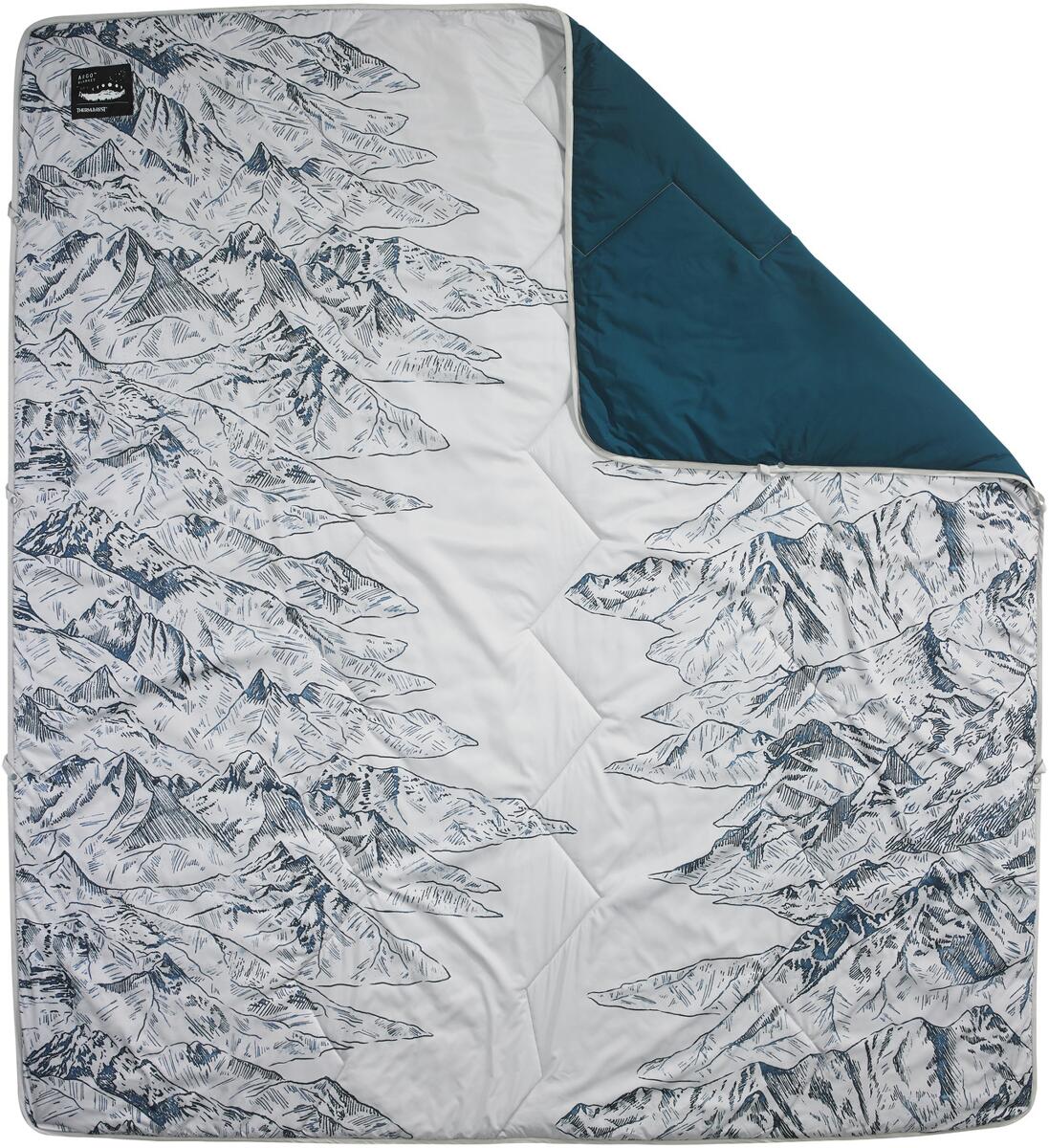 Nærbilde av stoff på Reisepledd Argo 198x183 cm eraLoft isolasjon Therm-a-Rest
