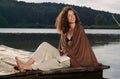 Reisepledd med insektbeskyttelse 180x140 cm, Coolmax, 320 g fra Cocoon vist utbrettet