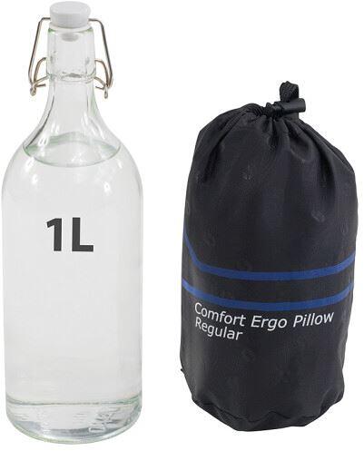 Reisepute Comfort Ergo 48x25x10 cm blå/grå detalj av stoff