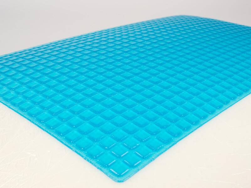 Montert Reisepute med gelfylling og memory foam 60x40 cm - Camp4 i bruk