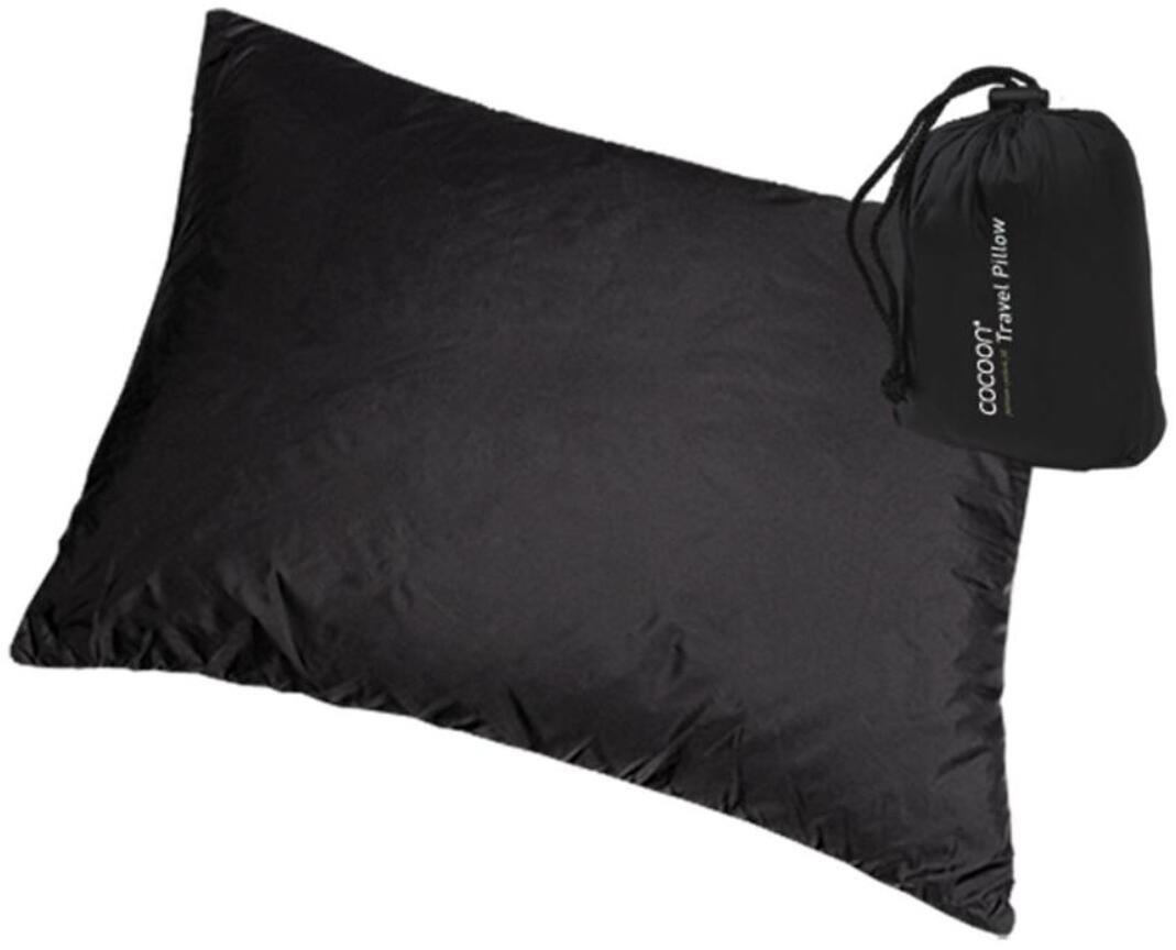 Reisepute i nylon med syntetisk fyll kulfarge Cocoon for komfort på reise