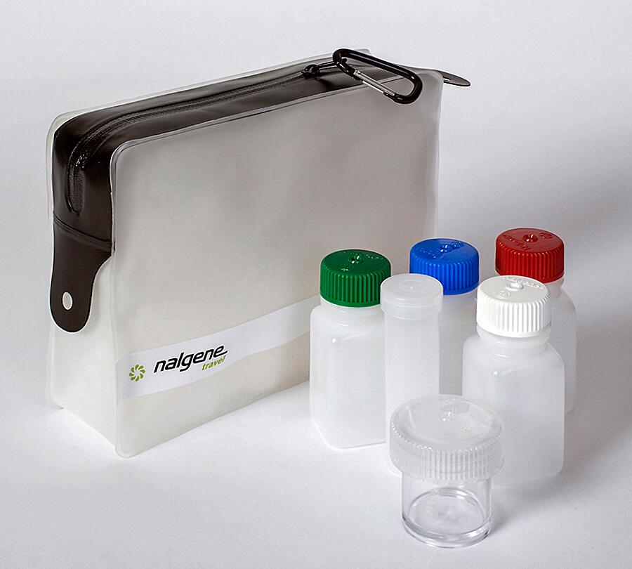 Reisesett 7 deler med veske BPA-fri - Nalgene forfra