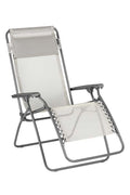 Relaxliege RT2 trinnløs ryggstøtte beige forfra