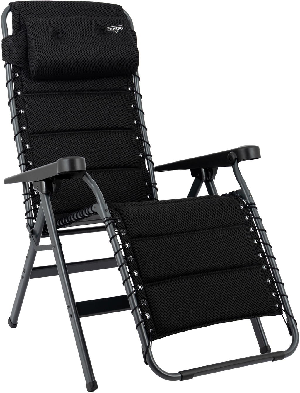 Relaxligg AP-232-80 Air Deluxe med bæreveske svart forfra