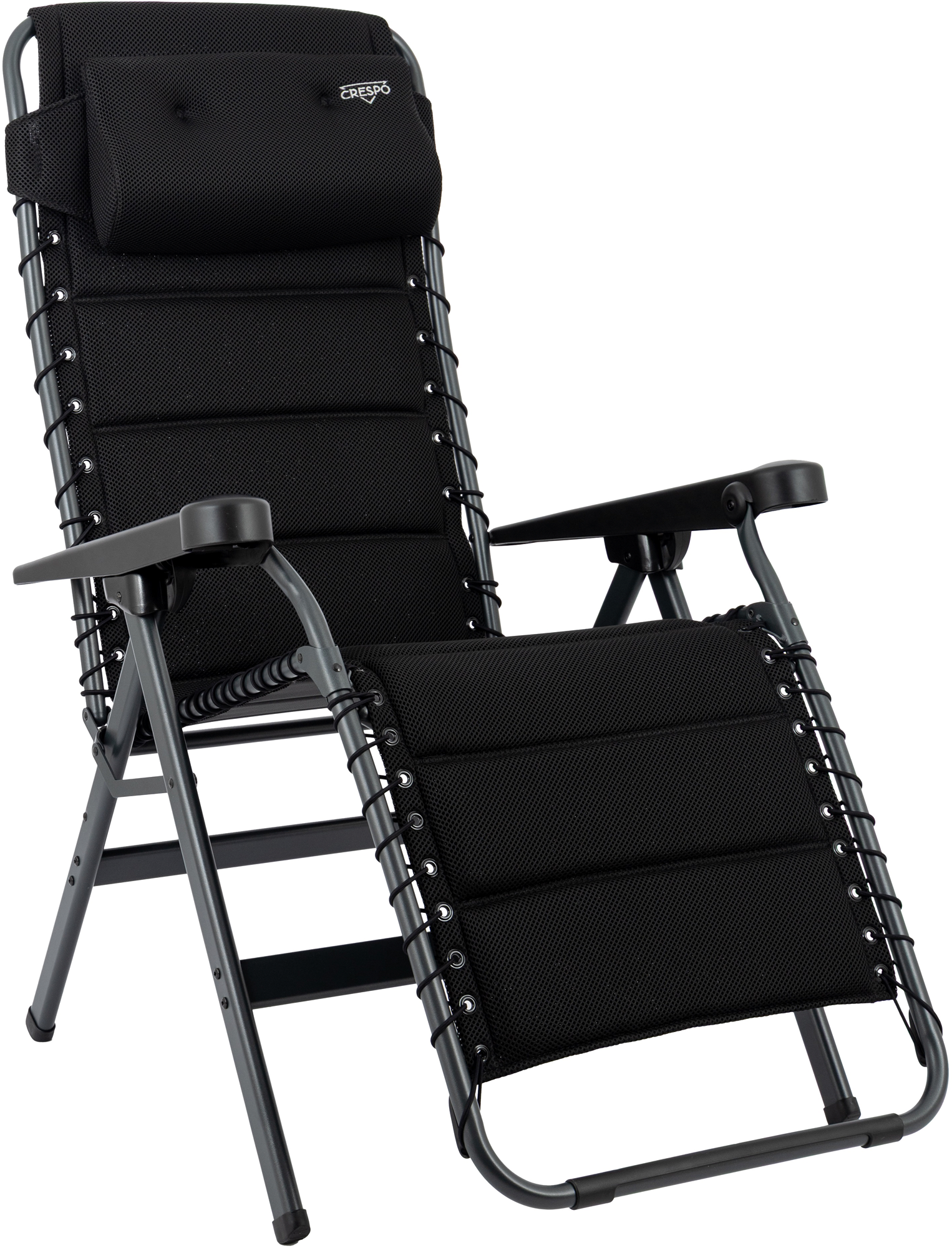 Relaxligg AP-232-80 Air Deluxe med bæreveske svart forfra