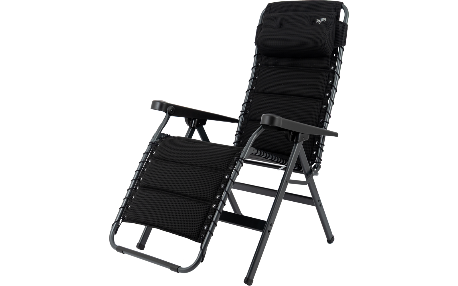 Relaxligg AP-232-80 Air Deluxe med bæreveske svart detalj av stoff