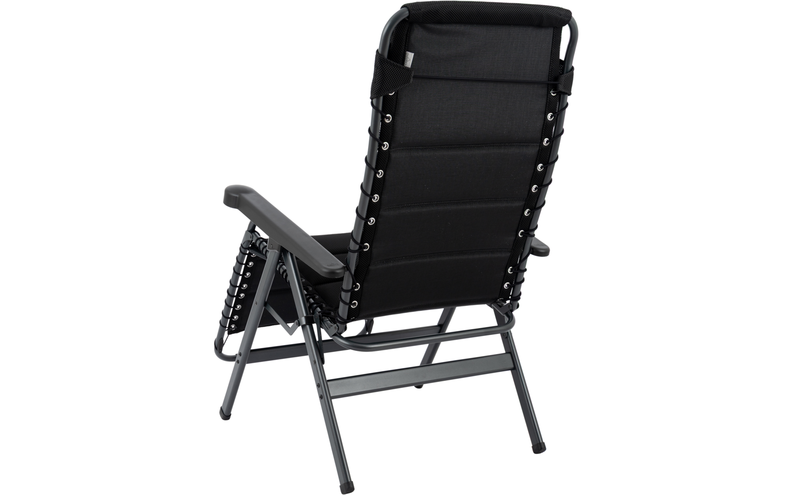 Relaxligg AP-232-80 Air Deluxe med bæreveske svart montert i campingmiljø