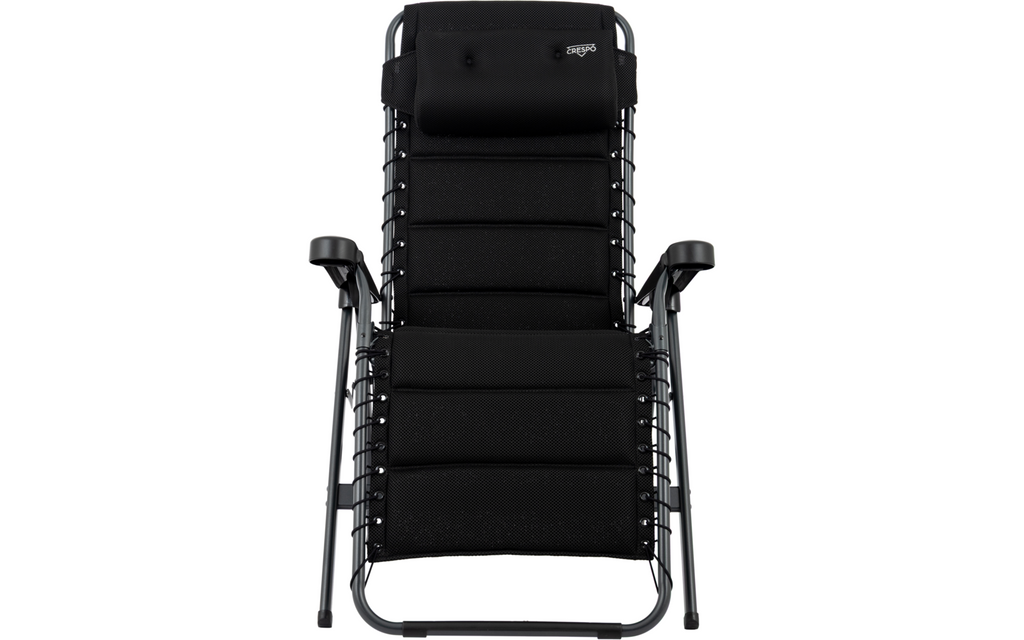 Relaxligg AP-232-80 Air Deluxe med bæreveske svart sammenfoldet