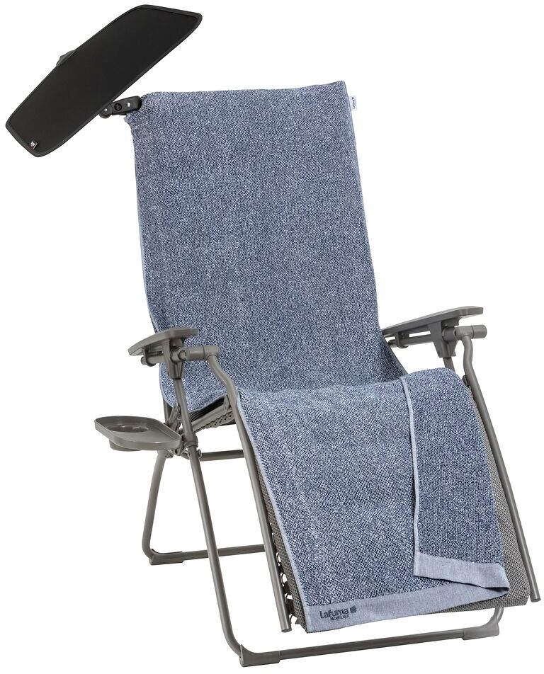 Bakside av Relaxstol All in 1 Evolution BEC med synlig ramme og stoff