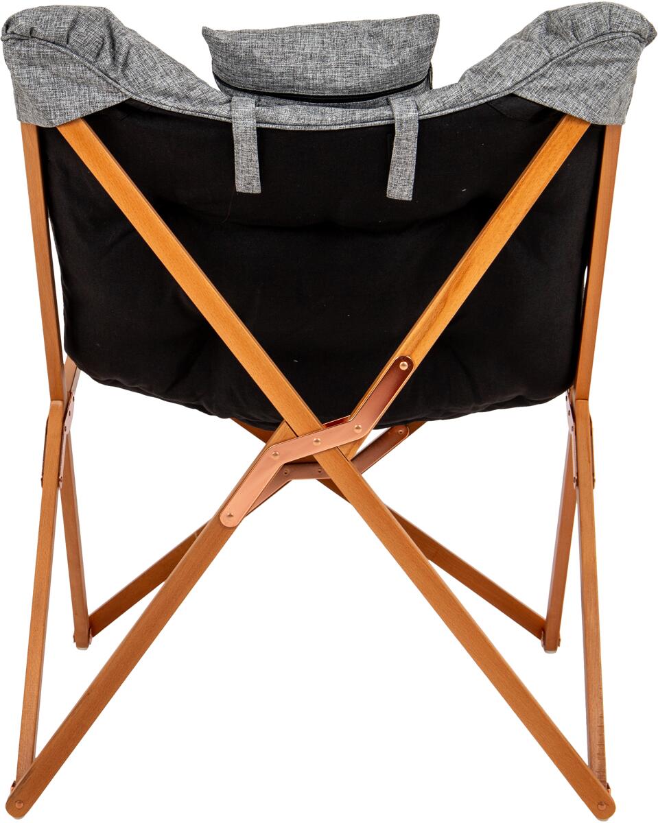 Relaxstol Bloomsbury Comfort FSC-tre grå bakside