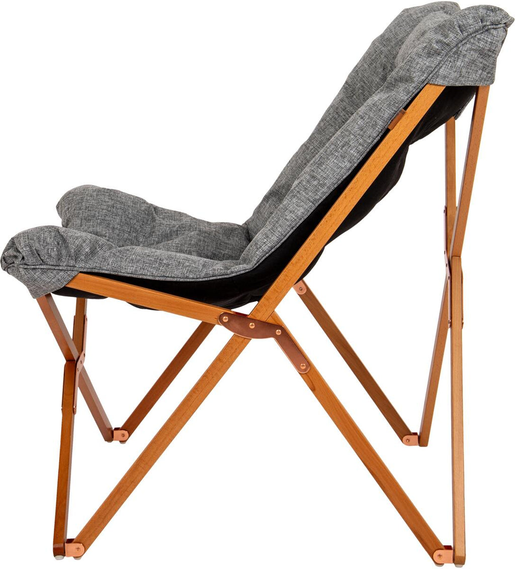 Relaxstol Bloomsbury Comfort FSC-tre grå med pute