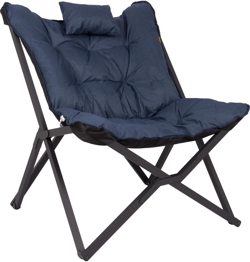 Relaxstol Brandon aluminium med polstring bakside