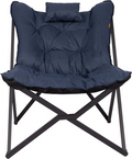 Relaxstol Brandon Industrial sammenleggbar med pute forfra
