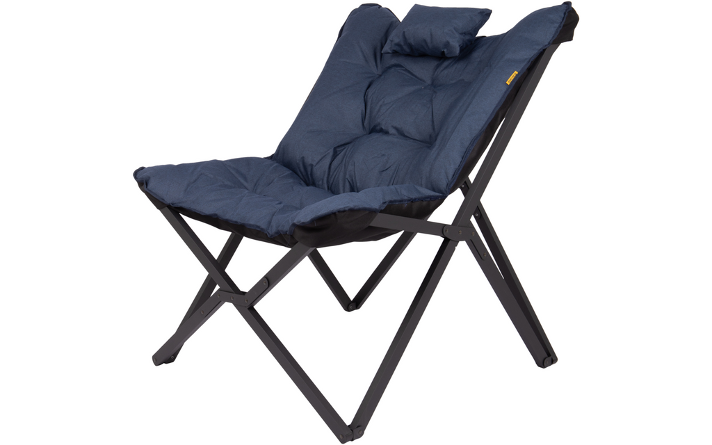 Relaxstol Brandon Industrial sammenleggbar med pute bakside