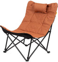 Relaxstol Carleton klappbar stålramme clay 100 kg forfra