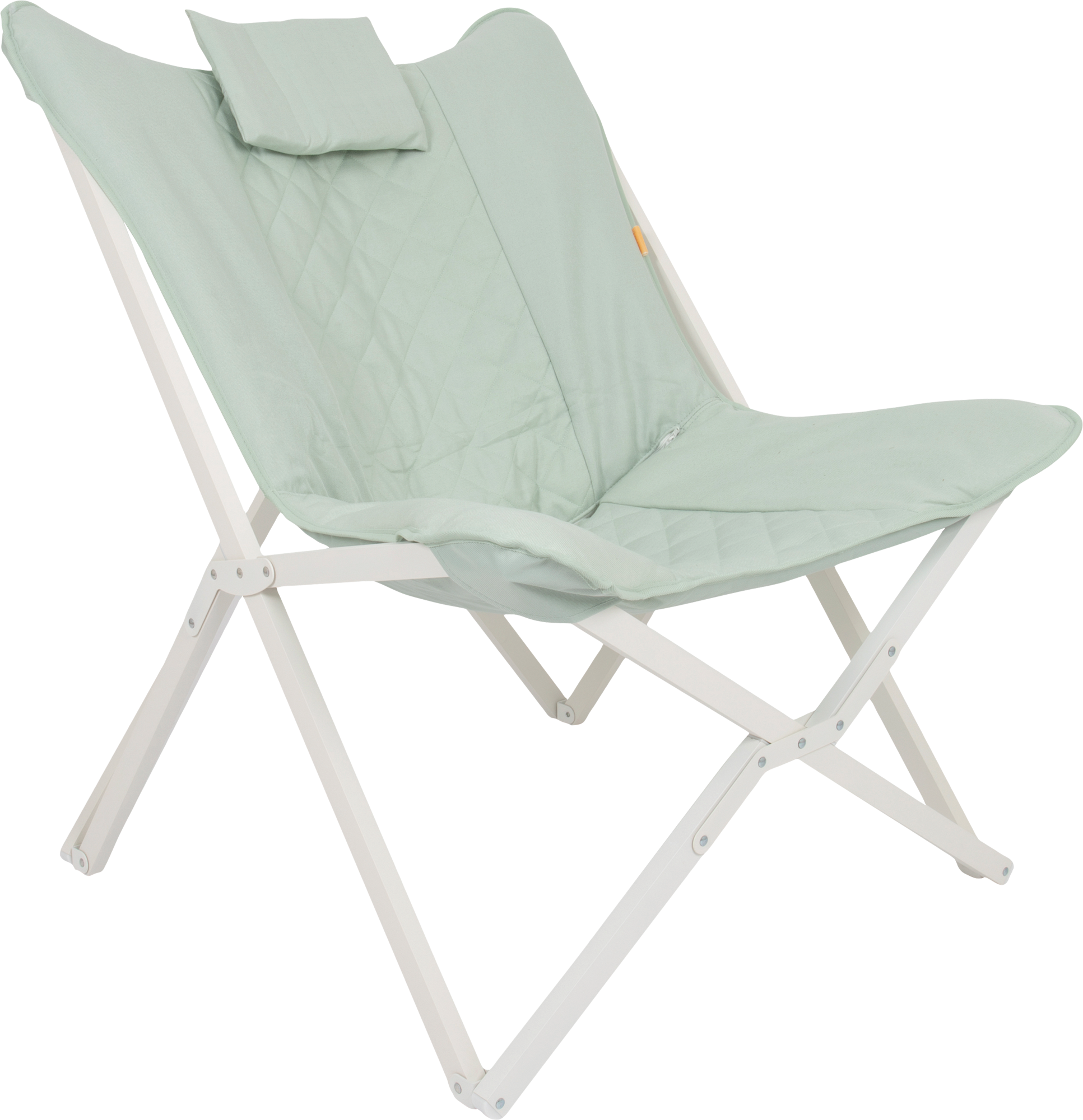Relaxstol Pastel Gordes L aluminium 5 kg grønn forfra
