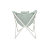 Relaxstol Pastel Gordes L aluminium 5 kg grønn foldet sammen i bæreveske