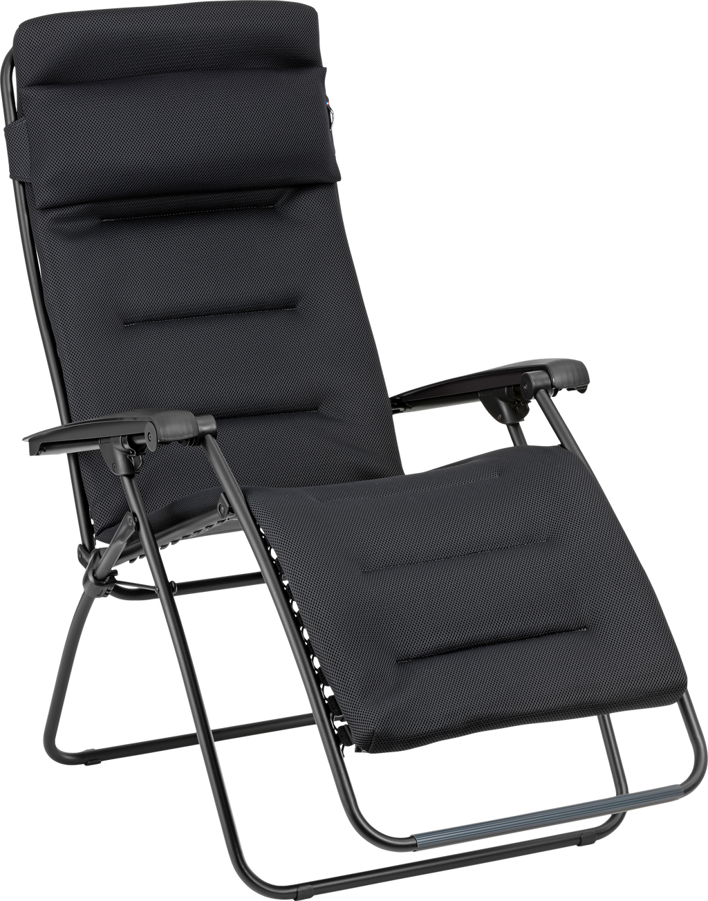 Relaxstol RSX Clip AirComfort trinnløs ryggstilling Coral Blue fra Lafuma forfra