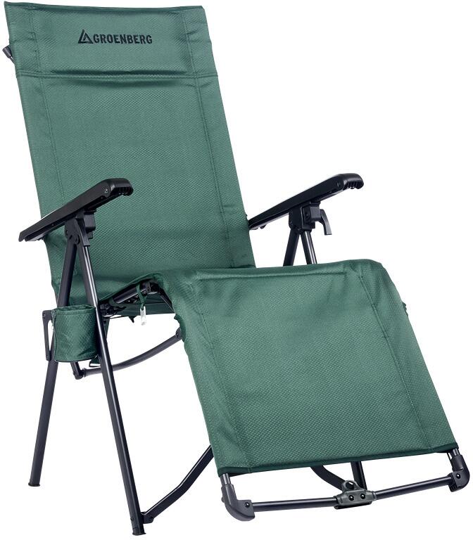 Relaxstol Stjarna resirkulert polyester, 120 kg, grønn forfra