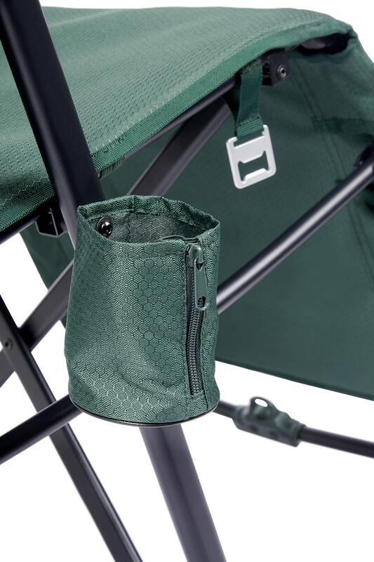 Relaxstol Stjarna resirkulert polyester, 120 kg, grønn sideprofil
