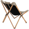Relaxstol Wembley L beige med trepute bakside