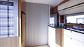 Remiform I fleksibel romdeler 800x1900 mm kremhvit for camping