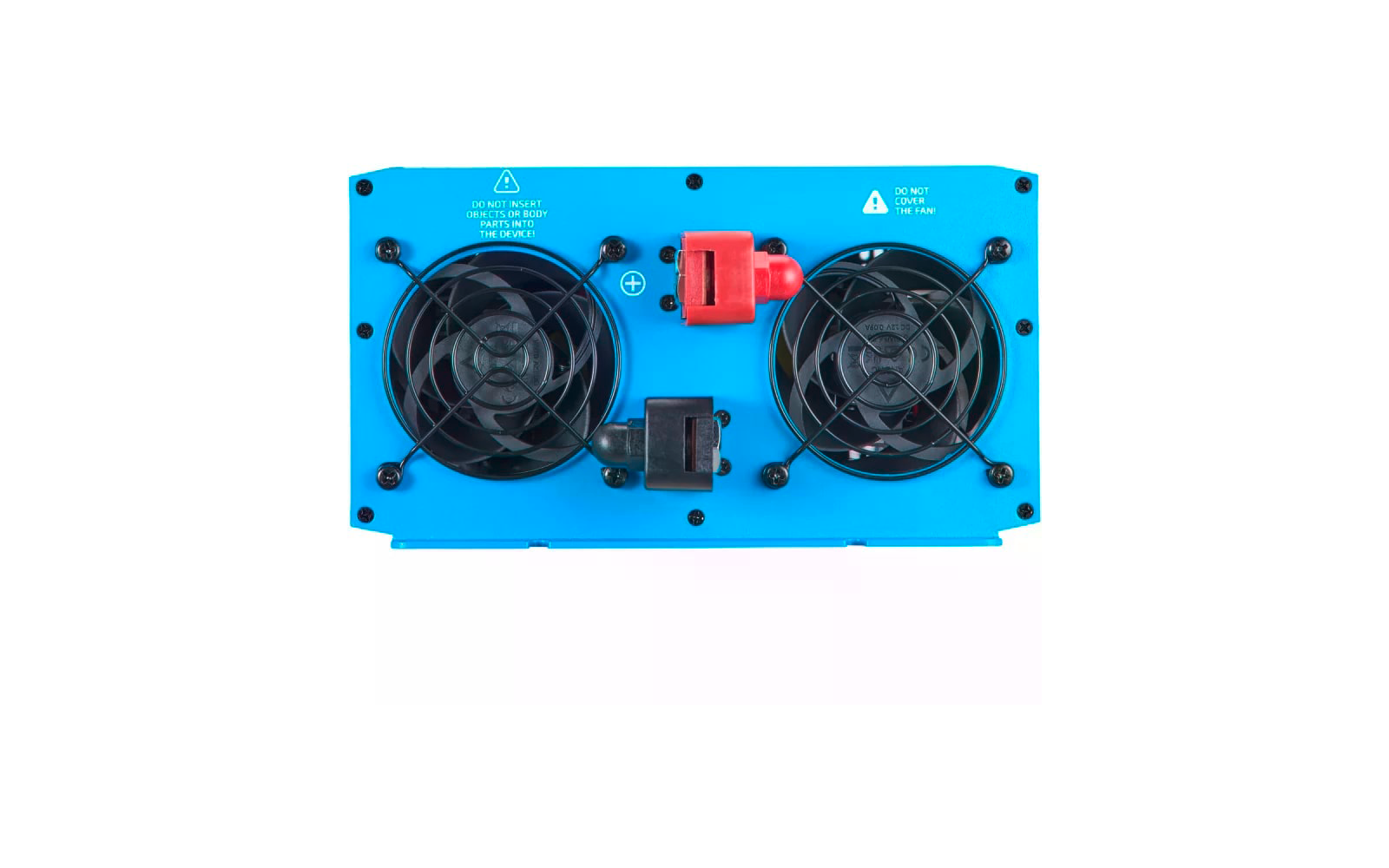Detalj av Ective logo på Ren sinus vekselretter 12V/230V 1000W med forrangkobling