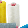 Reparasjonssytråd for telt hvit 300 m polyester nærbilde