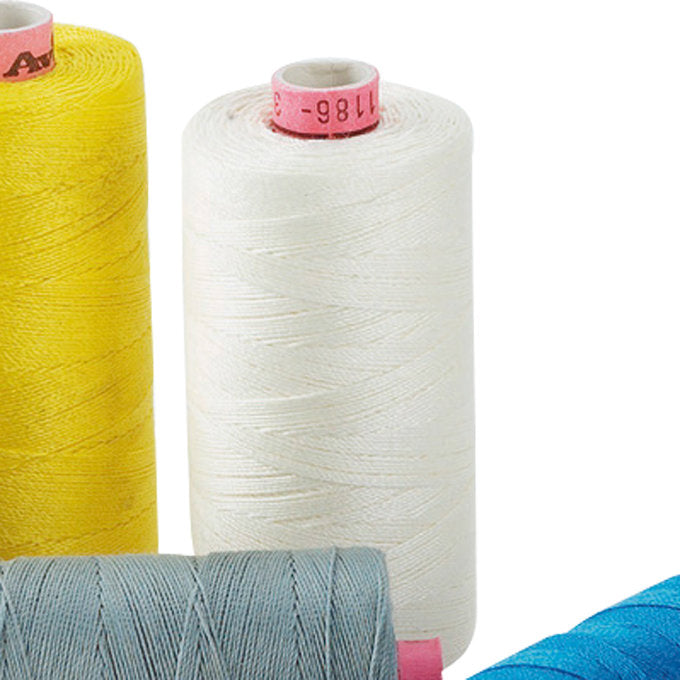 Reparasjonssytråd for telt hvit 300 m polyester nærbilde