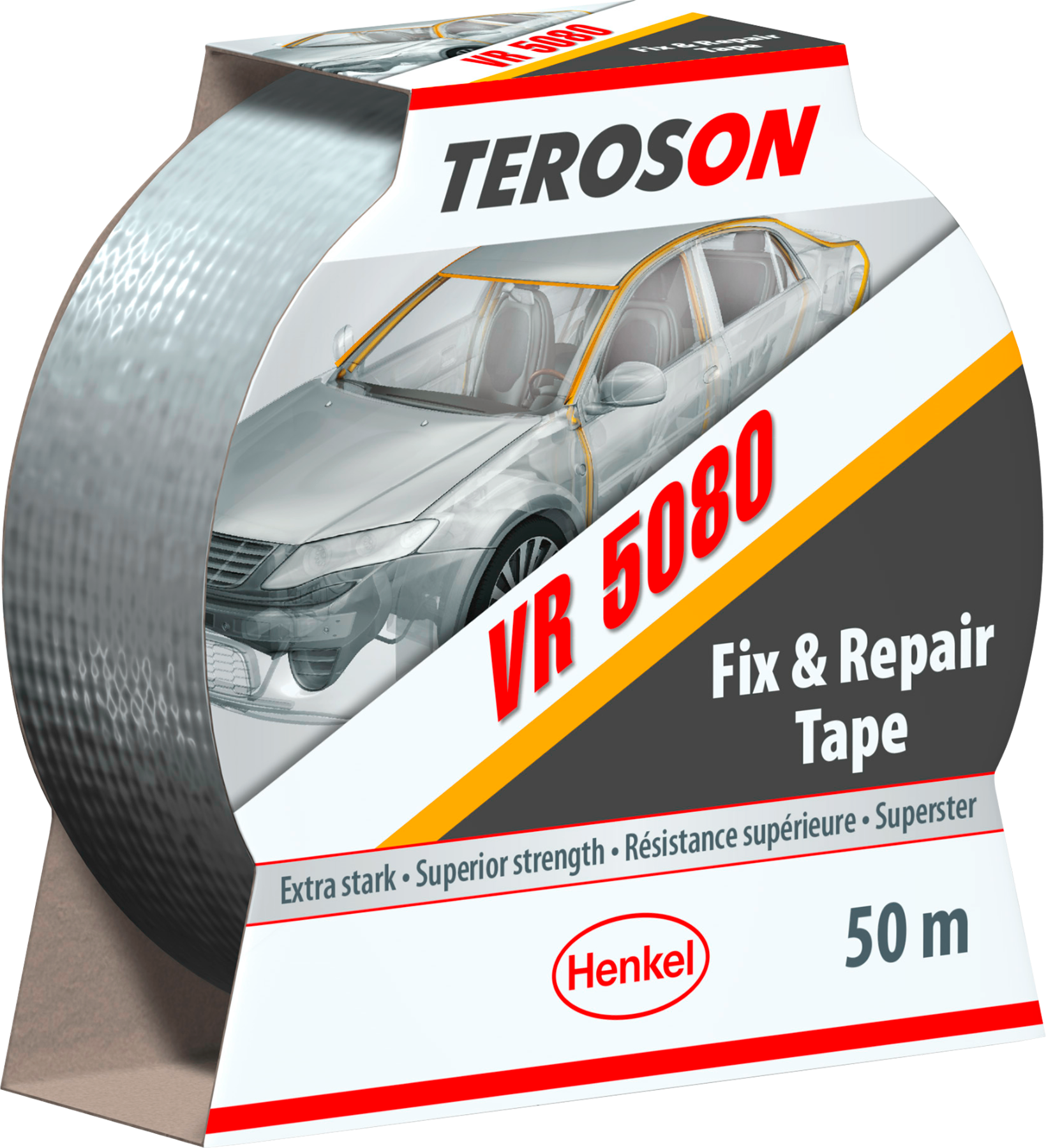 Reparasjonstape flerbruk 50 meter VR 5080 grå fra Teroson
