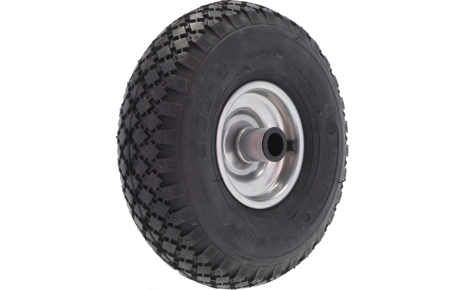 Reservehjul 260 LB for støttehjul 260 x 85 mm luft 200 kg montert