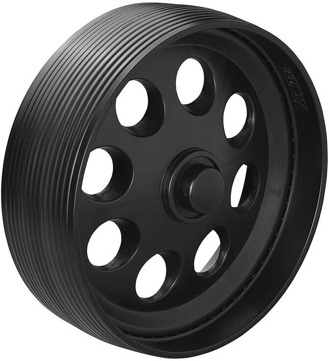 Reservehjul for Wastemaster avløpstank 230 mm - Aquaroll forfra