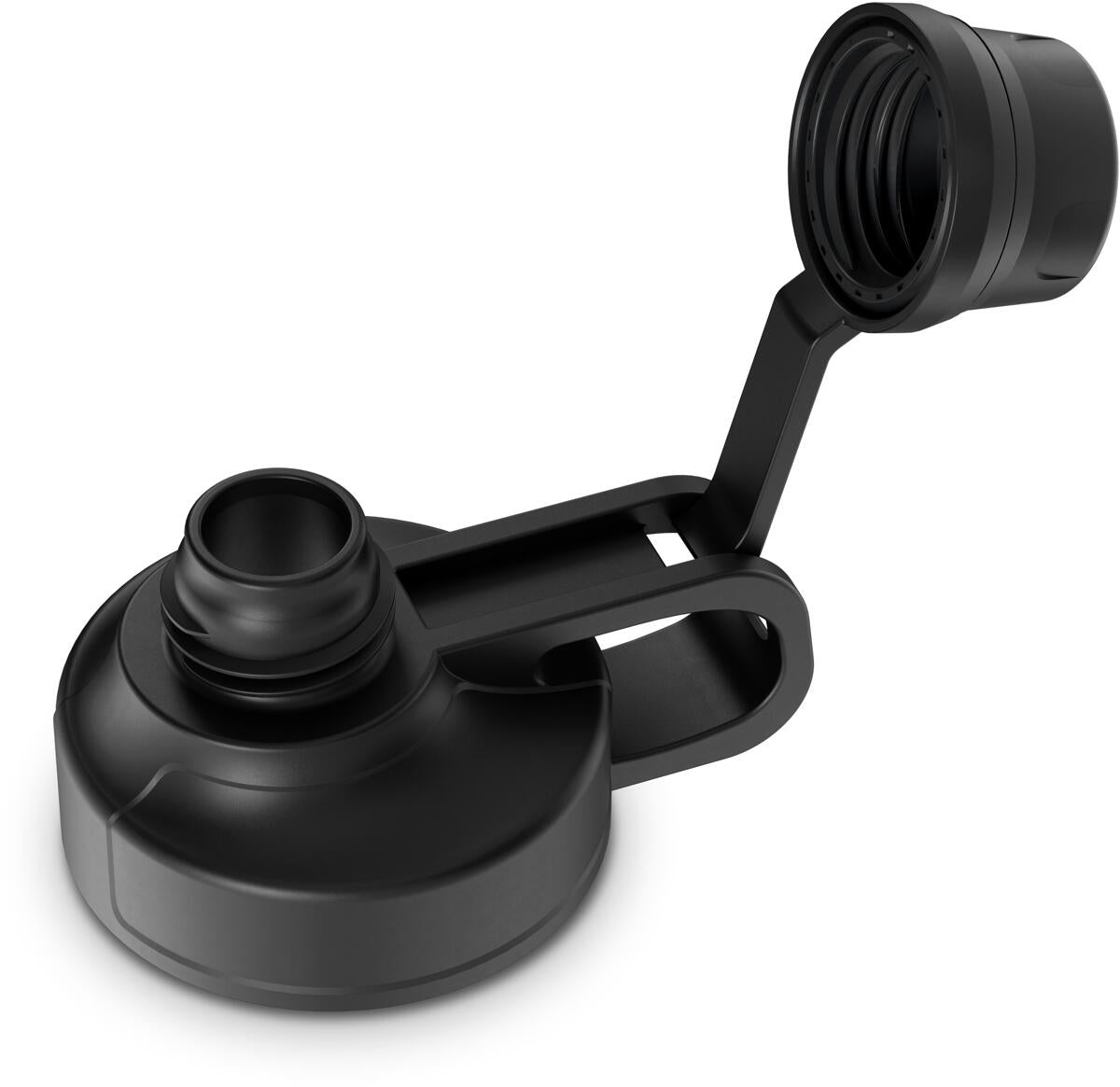 Reservelokk Sports Cap for THRM-drikkeflaske svart bakside