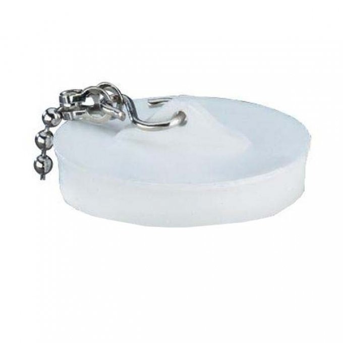 Reservepropp 38 mm for avløpsgarnityr, hvit - Lilie forfra