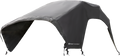 Reservetak Fly for sammenleggbart taktelt 270x230 cm 2 kg - CampLodge i svart polyester sett ovenfra