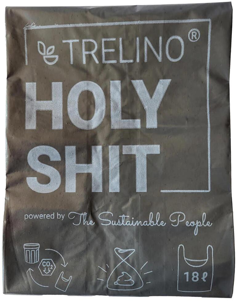 Resirkulerte avfallsposer for separasjonstoalett 10 stk 18 l - Trelino forfra