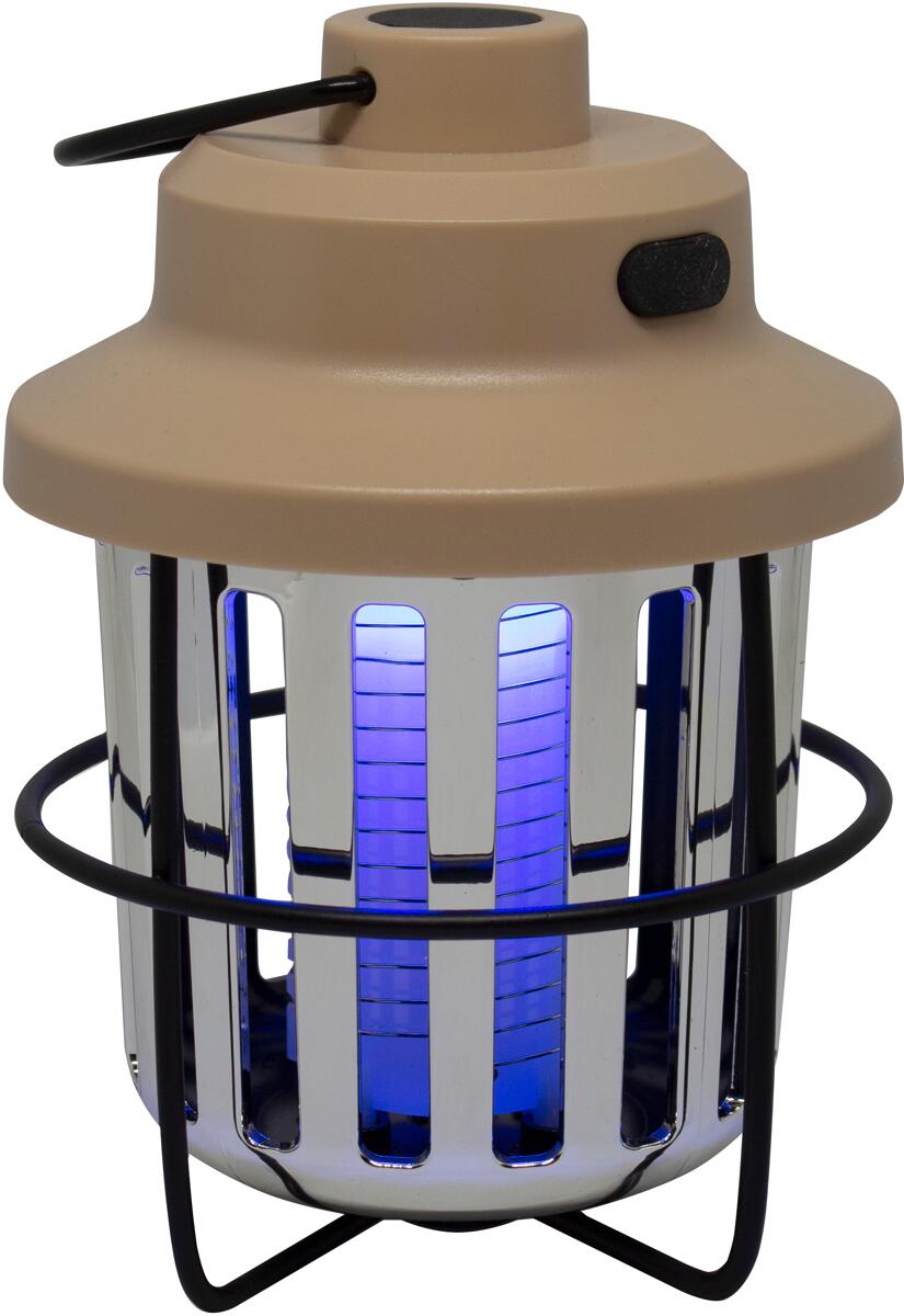 Retro mygglampe oppladbar UV-lys IPX4 1000 mAh Eurotrail bakside
