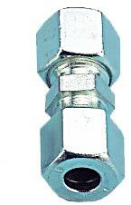 Rett gasskobling 8/8 mm type G stål 51 g fra GOK