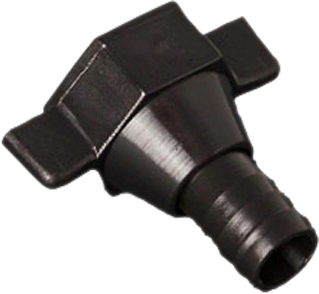 Rett gummiholder 13 mm for Aqua 8 forfra