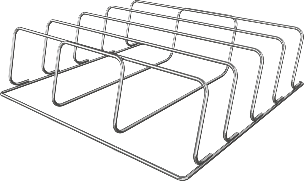 Ribbeholder XL for Woodfire OG800 OG900 grill fra Ninja sett forfra