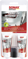 Ripefjerningssett for klarlakk, polish og finish 2x25 ml - Sonax fra forfra