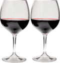 Rødvinsglass 400 ml 2-pk avskrubar stilk - GSI forfra