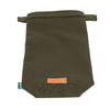 Roll Top matpose olive 56 g 100% polybomull detalj av lukking