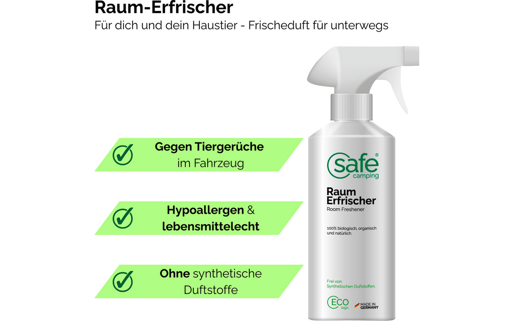 Romfrisker for campingvogn og bobil 500 ml - Safe Camping detalj