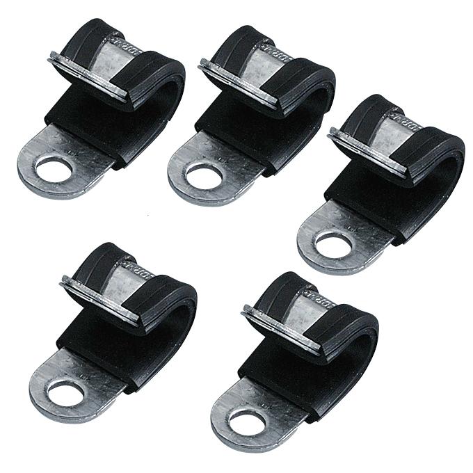 Rørklammer 8 mm for gassledning - GOK forfra