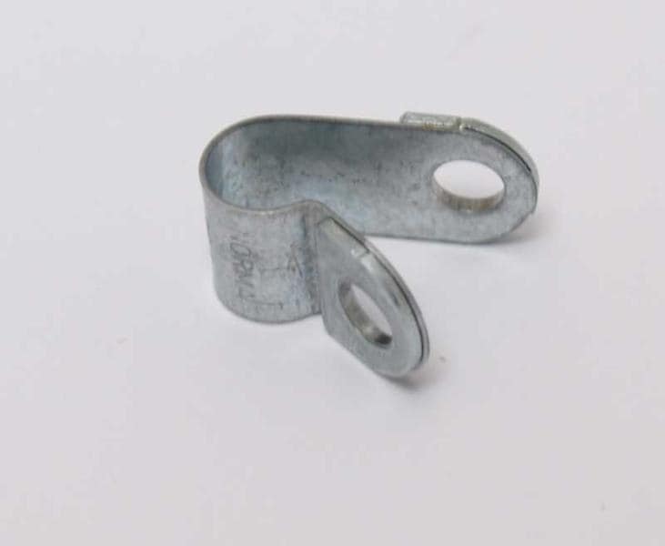 Rørklammer metall for gassrør 8mm, 10 stk for sikker feste