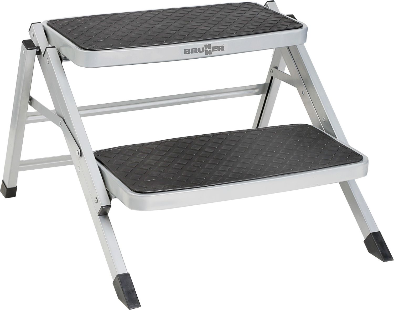 Ruckstep dobbelttrinn sammenleggbart 61x60 cm 150 kg fra Brunner