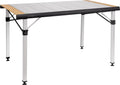Rullbart campingbord Quadra Tropic Adjustar 120,5 x 70 cm fra Brunner
