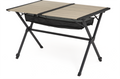Rullbart campingbord Calais aluminium 115 x 72 cm forfra